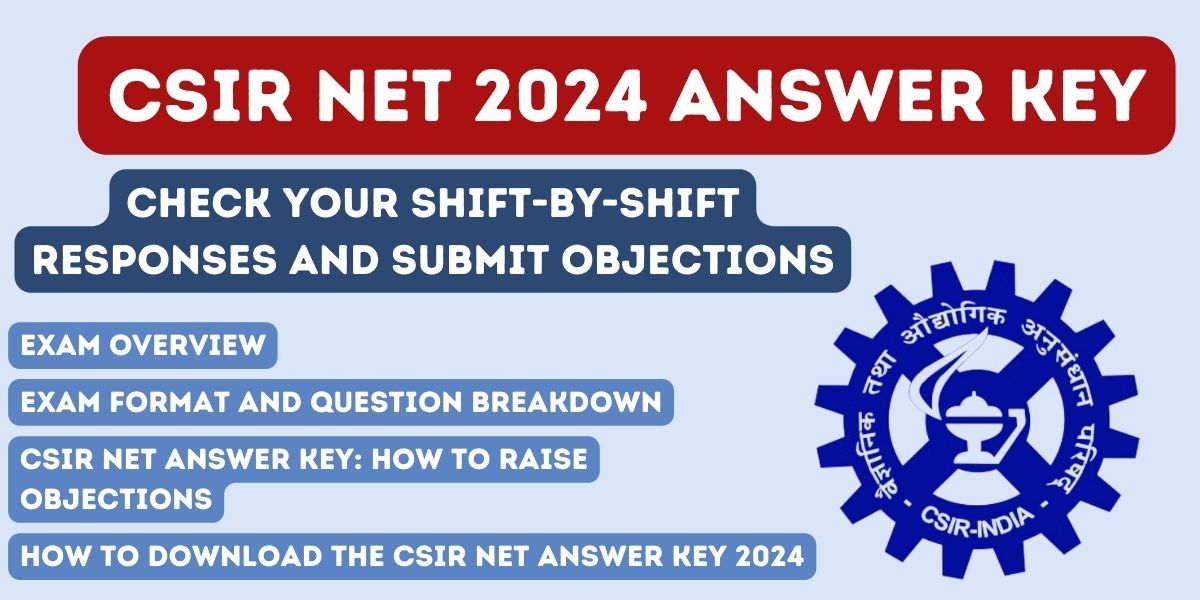 CSIR NET 2024 Answer Key