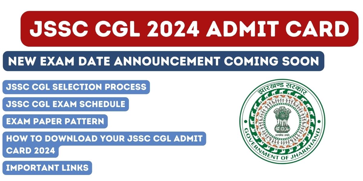 JSSC CGL 2024 Admit Card