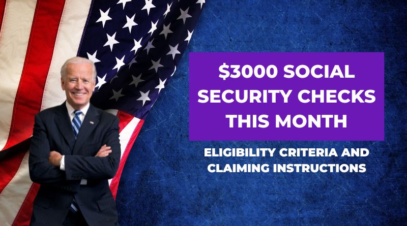 $3000 Social Security Checks