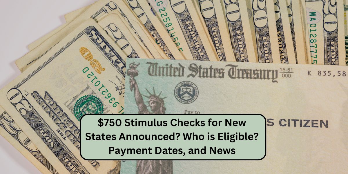 $750 Stimulus Checks for New States Announced