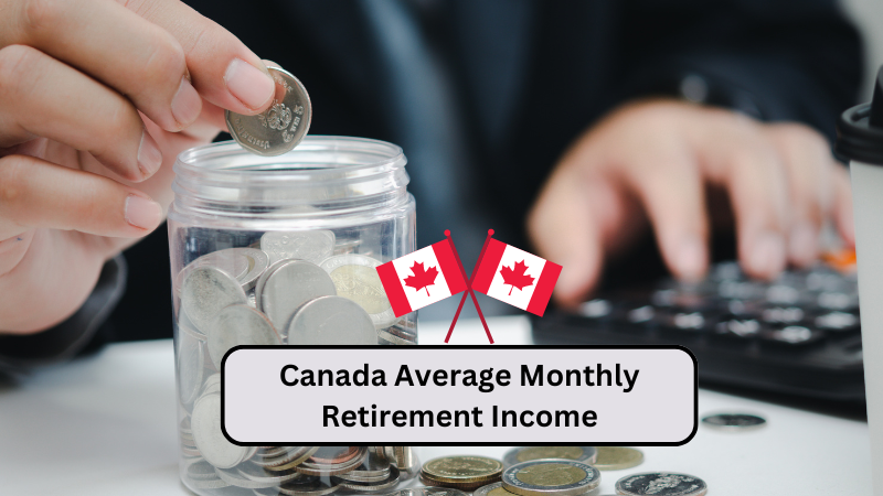 what is the average monthly retirement income in canada