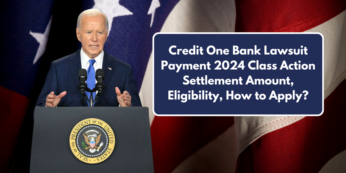 Credit One Bank Lawsuit Payment 2024