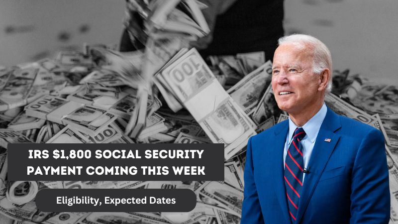 IRS $1,800 Social Security Payment