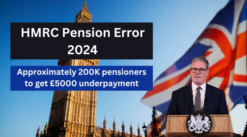 HMRC Pension Error 2024