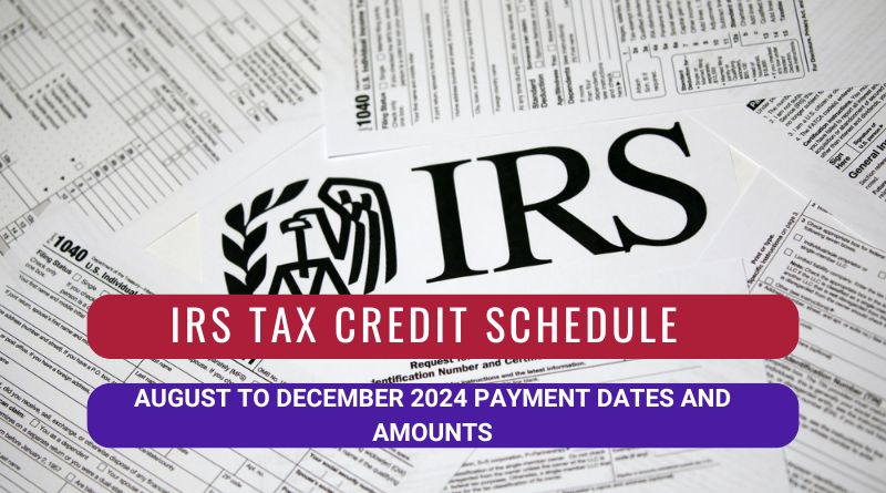 IRS Tax Credit Schedule